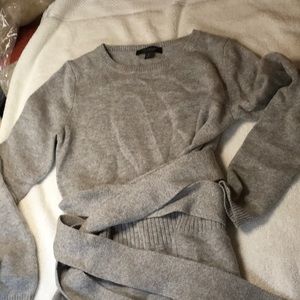 Cashmere Ann Taylor wrap waist sweater